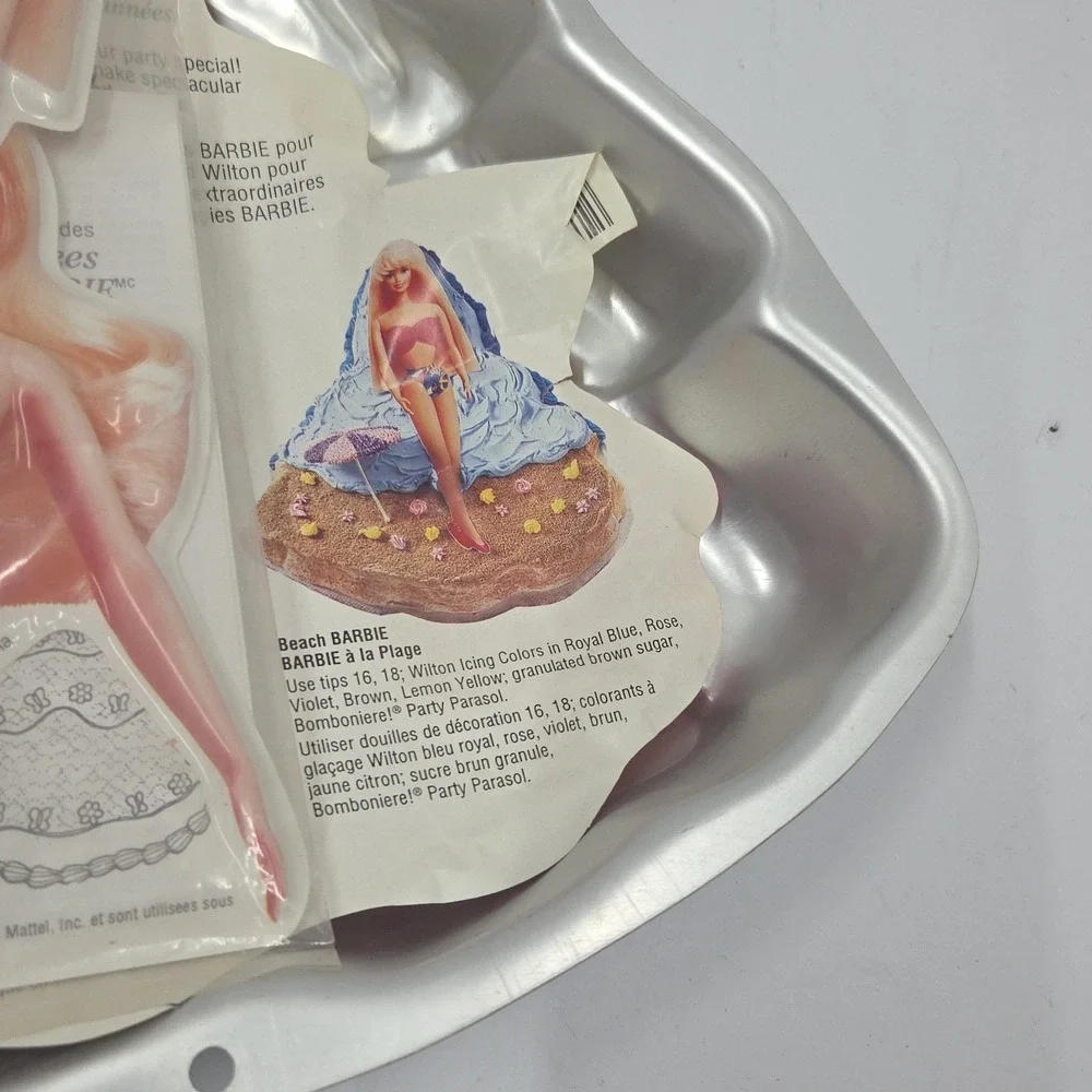 1995 Wilton Mattel Barbie Princess Cake Pan 2105-3500 Vintage NOS Birthday